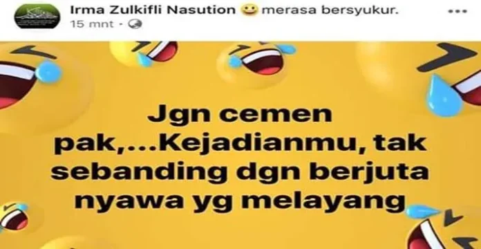 Ini Status Facebook Istri Dandim Kendari, Pemicu Suaminya Dicopot