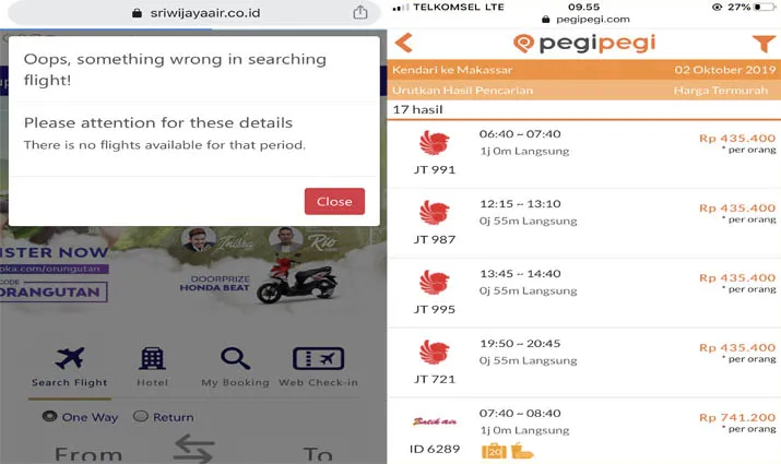 Pesawat Sriwijaya Tak Lagi Beroperasi di Bandara Haluoleo?