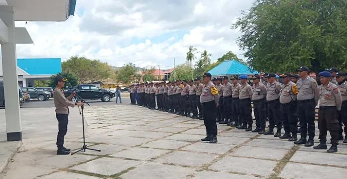 Ratusan Personel TNI Polri Siap Amankan Pilkades Serentak di Buteng