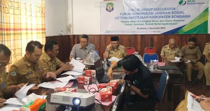 FGD Pemkab Bombana Dukung Penuh BPJAMSOSTEK