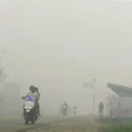 Kabut Asap Mengepung Ibukota Koltim Kabut Asap Mengepung Ibukota Koltim