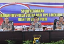 Polda Sultra Segera Naik ke Tipe A Polda Sultra Segera Naik ke Tipe A