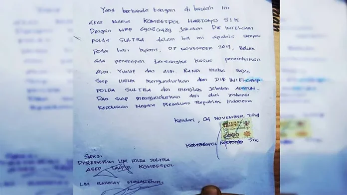 Dirintelkam Polda Sultra Siap Dicopot Jika Tak Ada Tersangka Penembakan Mahasiswa