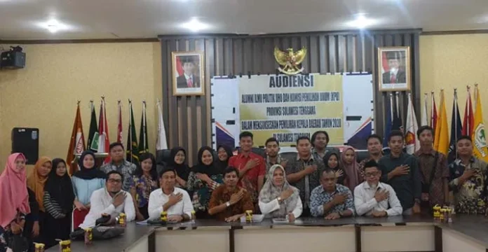 politik_uho_kpu Sukseskan Pilkada 2020, Alumni Ilmu Politik UHO Gelar Audiensi dengan KPU
