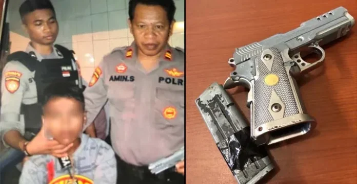Remaja 13 Tahun di Kendari Miliki Senjata Api Jenis Softgun