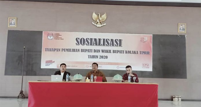 KPU Koltim Sosialisasi Tahapan Pilkada 2020