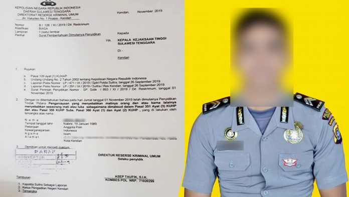 Beredar Surat Perintah Penyidikan, Brigadir AM Tersangka Penembak Randi