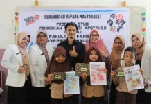 Mahasiswa Apoteker UHO Beri Edukasi Bahaya Narkoba ke Siswa SD Mahasiswa Apoteker UHO Beri Edukasi Bahaya Narkoba ke Siswa SD