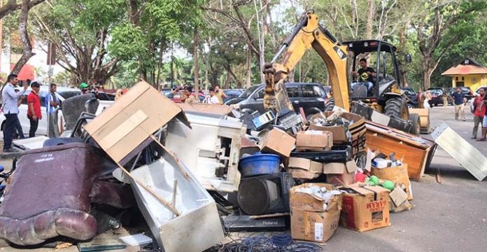 Ratusan Aset Daerah Milik Pemkot Kendari Dimusnahkan