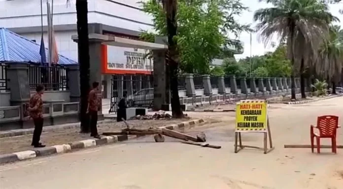 Staf DPRD Sultra Keluhkan Debu Pembangunan Gedung Wali Kota Kendari