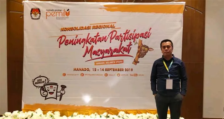 Ketua Divisi Sosialisasi, Sumber Daya Manusia dan Partisipasi Masyarakat KPU Koltim, Ashari Malaka