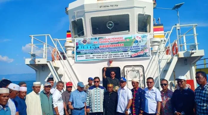 pelni_ruterahamaligano Kapal Pelni Gratis Rute Raha-Maligano Resmi Beroperasi