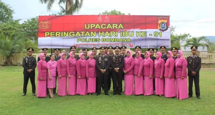 polres bombana Polres Bombana Bertekad Perkuat Peran Kaum Perempuan