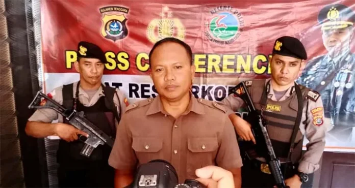 AKP Gusti Polres Kendari Napi Lapas Kendari Diciduk Polisi, Diduga Kendalikan Peredaran 200 Gram Sabu