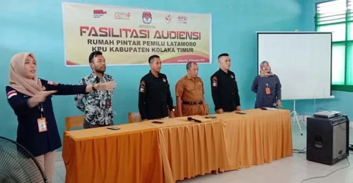 RPP Latamoro KPU Koltim Sosialisasi Pemilu di SMK 1 Lambandia