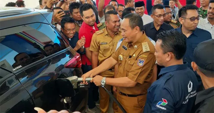 SPBU di Muna Barat Diresmikan