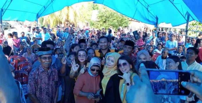 Aswadi Adam Bersama Golkar Sapa Warga Butur Lebih Dekat