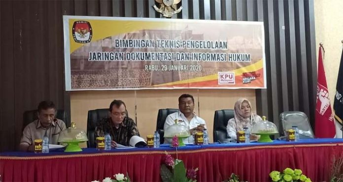 Bimtek Pilkada 2020, Ketua KPU Sultra Cerita Soal Sengketa 4 Tahun Terakhir