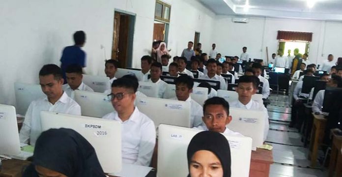 Sesi Pertama SKD CPNS Butur, 44 Orang Lulus Passing Grade