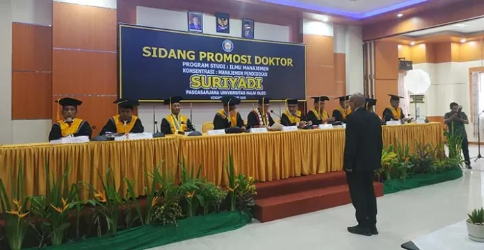 Kadis Dikbud Konawe Raih Gelar Doktor dengan IPK 4,0