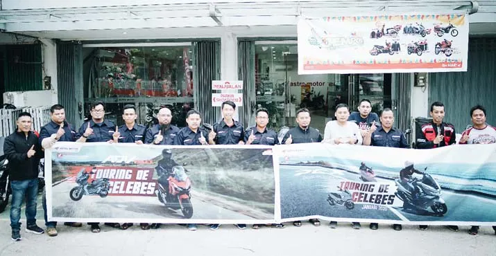 Astra Motor Gelar City Rolling dan Kopdar Bersama Komunitas di Kendari