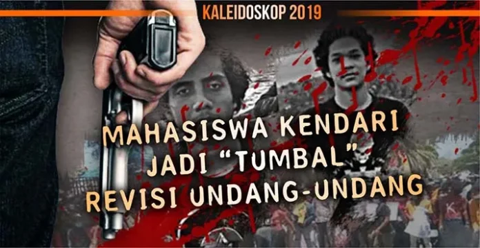 Kaleidoskop 2019: Mahasiswa Kendari Jadi “Tumbal” Revisi Undang-undang
