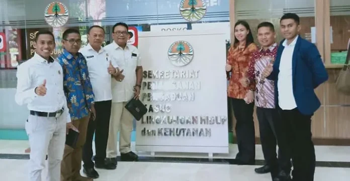 Polemik Penyerobotan Lahan di Tolimbo, DPRD dan Pemda Mubar Kunjungi KLHK