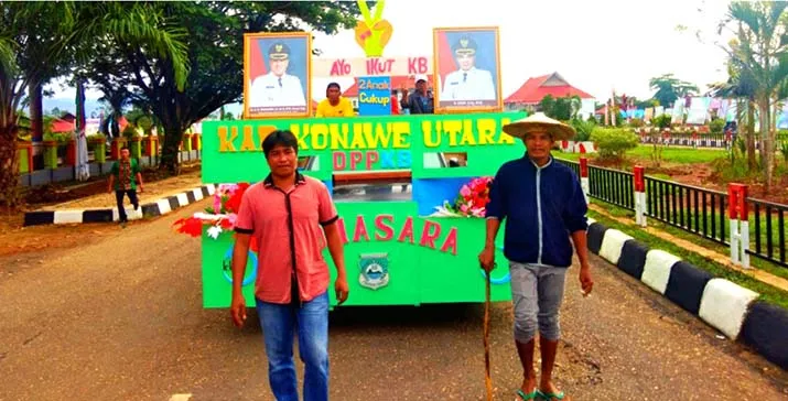 DPPKB Tampil Atraktif di Pawai Budaya HUT Konut ke 13 