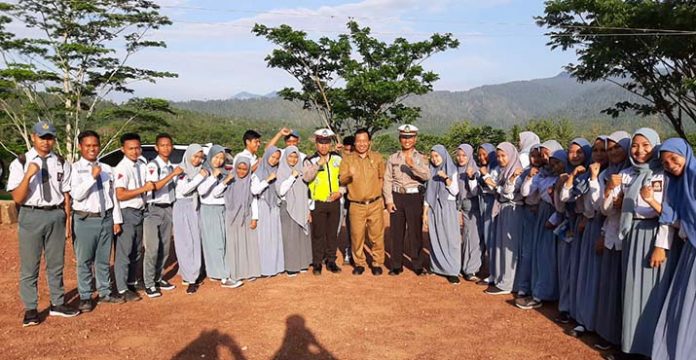 Pelajar di Konut Diedukasi Keselamatan Berlalu Lintas