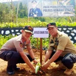 Tanam 4 Ribu Pohon Pelindung, Kapolres Konut: Ini Doa dan Harapan