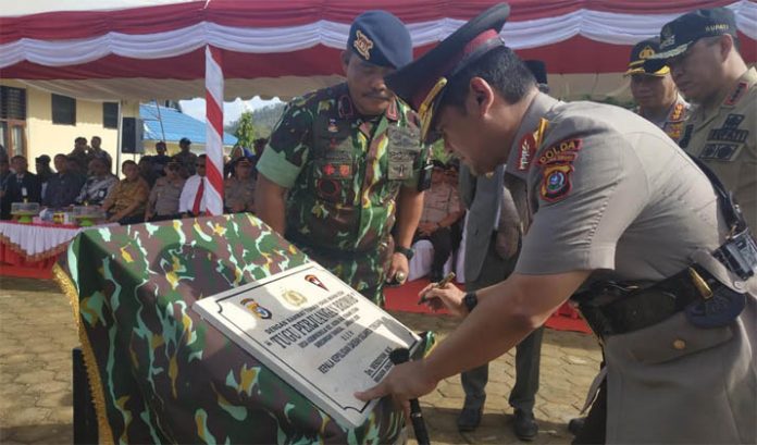 Resmikan Polres Konut, Kapolda Ingatkan Pengamanan Pilkada