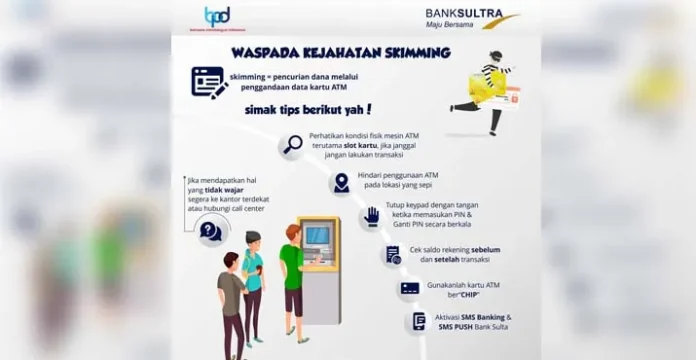 Cegah Skimming, Bank Sultra Tambah Fitur Notifikasi SMS Banking