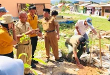 Bangun Kesadaran Lingkungan, 300 Pohon Ditanam di SMAN 2 Ranomeeto Bangun Kesadaran Lingkungan, 300 Pohon Ditanam di SMAN 2 Ranomeeto