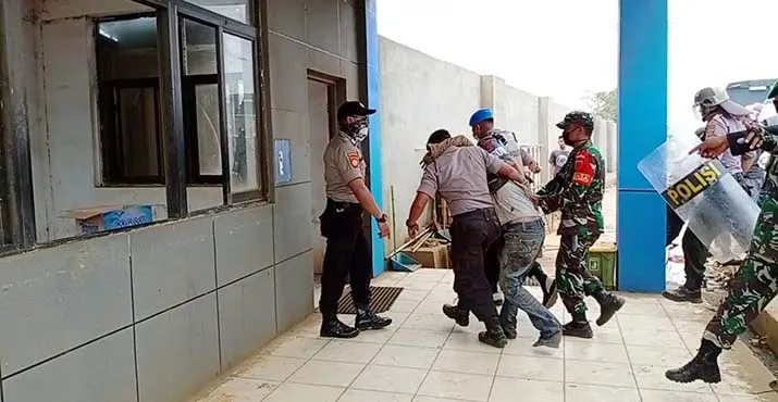 Demo di PT VDNI Ricuh, Satu Pengunjuk Rasa Terluka