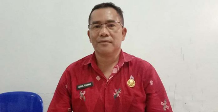 Sekretaris Badan Kepegawaian dan Pengembangan Sumberdaya Manusia (BKPSDM) Kota Baubau, Abdul Rahman