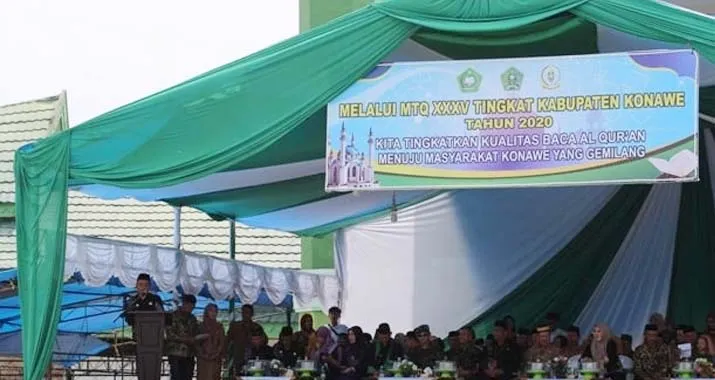 Buka MTQ 35, Wabup Konawe: Ini Program Pembinaan Kehidupan Beragama