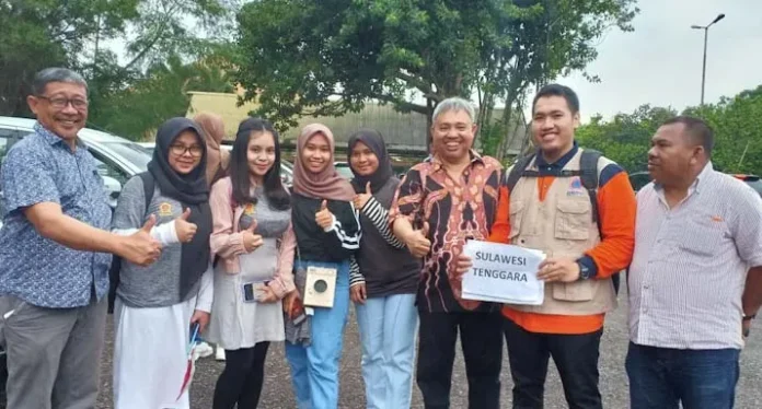 Pemda Sultra Jemput Mahasiswi Peserta Observasi di Natuna