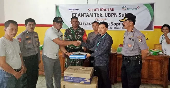 Pererat Hubungan Kemitraan, ANTAM Silaturahmi dengan Masyarakat Sopura