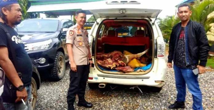 hasil_tangkapanpotong Marak Pencurian, Kapolres Konut Imbau Masyarakat Tertibkan Ternaknya