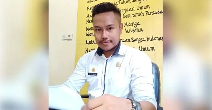 Kepala Seksi Pembangunan Bidang Binamarga PUPR Butur Muhammad Irvan Ridha Malik