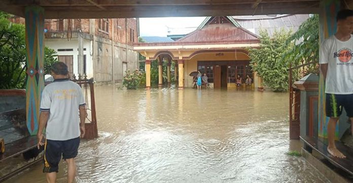 Kali Meluap, Puluhan Rumah di Bombana Terendam Banjir