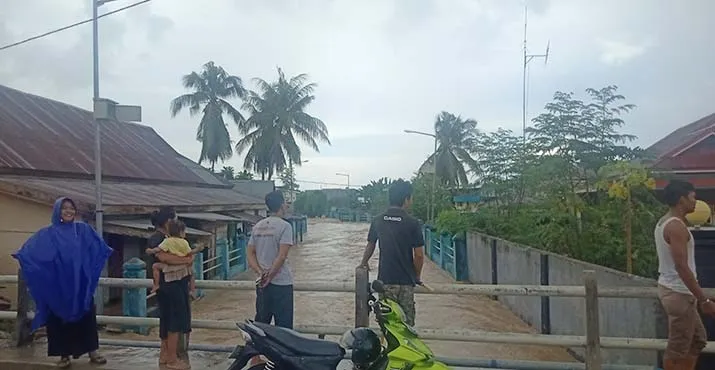 Kali Meluap, Puluhan Rumah di Bombana Terendam Banjir