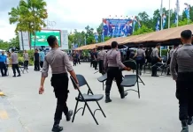 Kongres PAN, Polda Sultra Dapat Bantuan 200 Brimob dari Polda Sulsel Kongres PAN, Polda Sultra Dapat Bantuan 200 Brimob dari Polda Sulsel