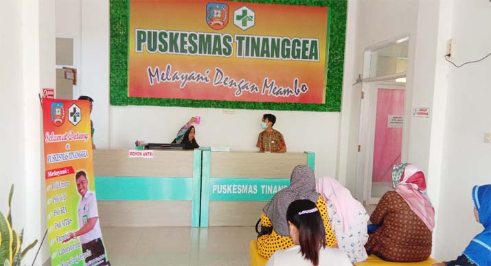 Perdana di Konsel, Puskesmas Tinanggea Gunakan Antrean Online