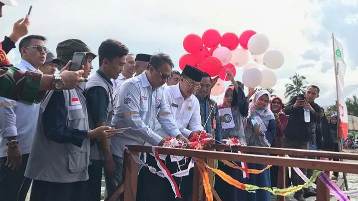 Rumah Baca Terapung DSSP Power Kendari untuk Warga Wawatu Konsel
