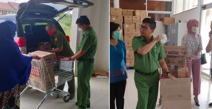 Peduli Tenaga Medis, DPMPTSP Sultra Beri Bantuan ke RSUD Bahteramas