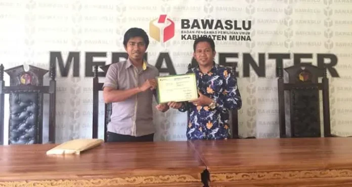 Panwascam di Muna Dapat Perlindungan Jaminan Sosial Ketenagakerjaan