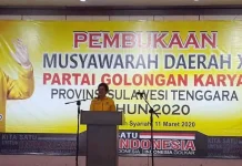 Buka Musda X Golkar Sultra, Waketum Nurul Arifin Ajak Pengurus Tetap Solid Buka Musda X Golkar Sultra, Waketum Nurul Arifin Ajak Pengurus Tetap Solid