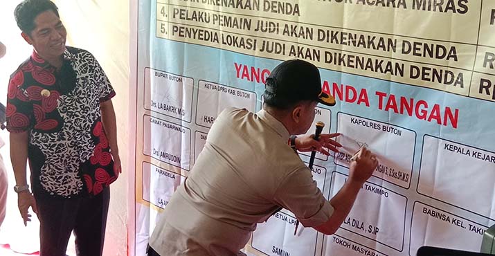 Kampung Bebas Miras dan Judi Solusi Redam Kriminalitas di Buton