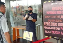 Antisipasi Penyebaran Virus Corona, Lippo Plaza Kendari Periksa Suhu Tubuh Pengunjung Antisipasi Penyebaran Virus Corona, Lippo Plaza Kendari Periksa Suhu Tubuh Pengunjung